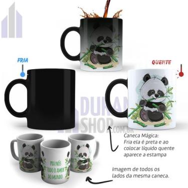 urso panda fofo na xícara bebendo café chá desenho animado teddy