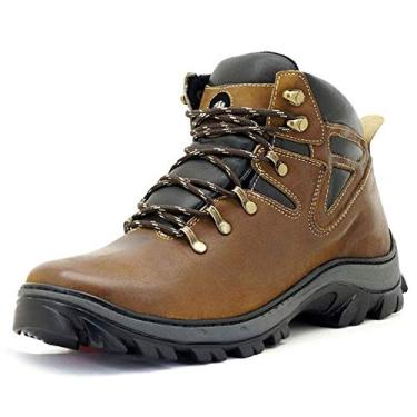 Imagem de Coturno Adventure Pierrô para fazer trilha couro cor castor (43)