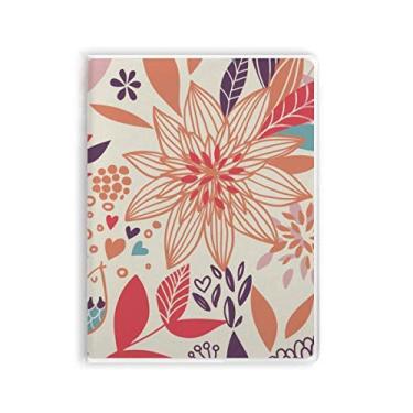 Imagem de Capa de pasta de goma com tinta de flor de lótus Art Deco para presente