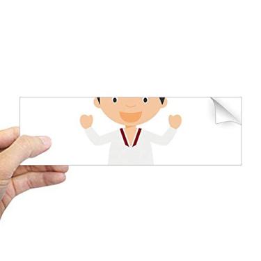 Imagem de DIYthinker Adesivo retangular de peru verde vermelho desenho de peru para janela notebook