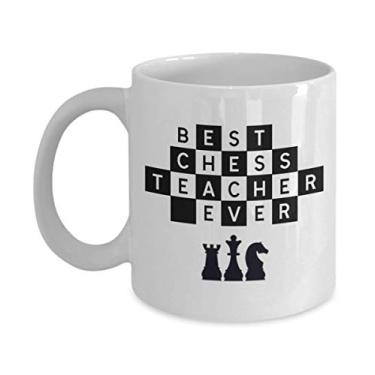 Imagem de Caneca de professor de xadrez - BestChess Teacher Ever - Caneca de café de 325 ml