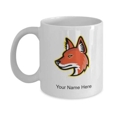 Imagem de Caneca Dhole personalizada, copo de café Dhole, ideia de presente Dhole, copo Dhole personalizado, caneca Dhole personalizada - Caneca de café 325 ml