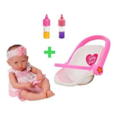 Boneca Bebê Conforto La New Reborn Menina Infantil - Cotiplás