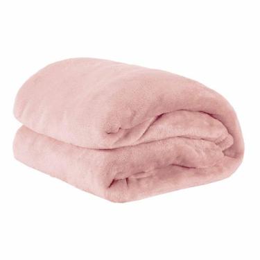 Imagem de Manta Soft Cobertor Microfibra Solteiro Rosa - Sofisticada Moda Casa