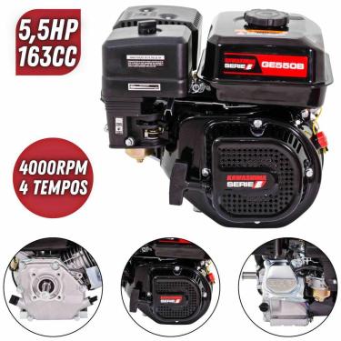Imagem de Motor Estacionário Para Rabetas de Barco GE550B Kawashima á Gasolina 4t 5.5cv