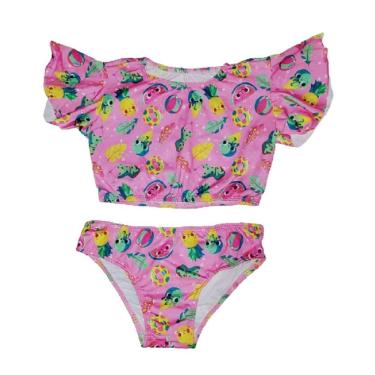 Imagem de Biquini Juvenil Manga Curta c/ Babados