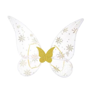 Imagem de Amosfun asas de fada floco de neve Roupas de cosplay Roupas de criança traje cosplay in...
