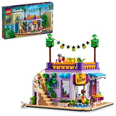 Imagem de LEGO Friends Heartlake City Community Kitchen 41747 Pretend Building Toy Set, Creative Fun for Boys and Girls Ages 8+, with 3 Mini-Dolls, 1 Micro-Doll, a Pet Cat and Lots of Kitchen Accessories