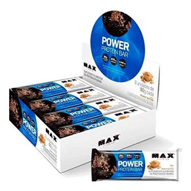 Imagem de Power Protein Bar (8 unid - 90g) - Sabor Peanut Butter, Max Titanium