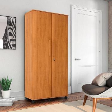 Imagem de Roupeiro Com 2 Portas Solteiro Gold Nature - Cor: Marrom