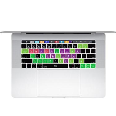 Imagem de Ableton Live Shortcut Capa de teclado de silicone para MacBook Air M2, MacBook Pro 13 M2; Pro 14 17 M1 MacBook Pro Touch Bar 13 15 polegadas (A1989/A1706, A1990/A1707) 2016-2024