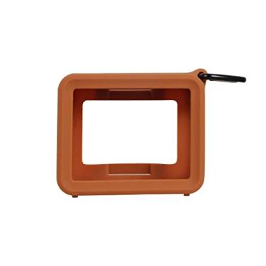 Imagem de Hermitshell Capa de transporte de silicone para JBL GO2 - Alto-falante Bluetooth ultra portátil à prova d'água (laranja 2)