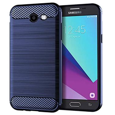 Imagem de Capa para Samsung Galaxy J3 Prime, sensação macia, proteção total, anti-arranhões e impressões digitais + capa de celular resistente a arranhões para Samsung Galaxy J3 Prime
