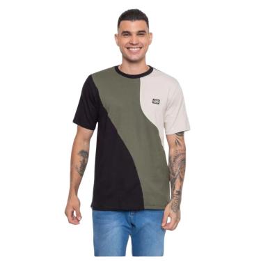 Imagem de Camiseta Ecko Especial Verde Militar Corte Curve Originals-Masculino