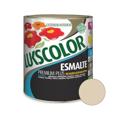 Imagem de Tinta Esmalte Sintético Base Água 900ml Lukscolor, Cores (Areia)