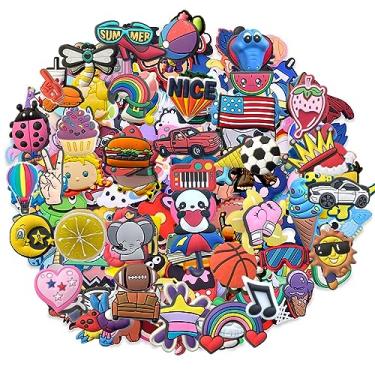 Imagem de Lote de 30 50 pingentes de sapatos aleatórios para decoração de sapatos, 45 peças, Cloreto de polivinila de plástico, Sem Pedra Preciosa