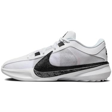 Imagem de Nike Tênis de basquete Giannis Freak 5 (Team) (DZ2946-100, branco/preto), branco/preto, 8