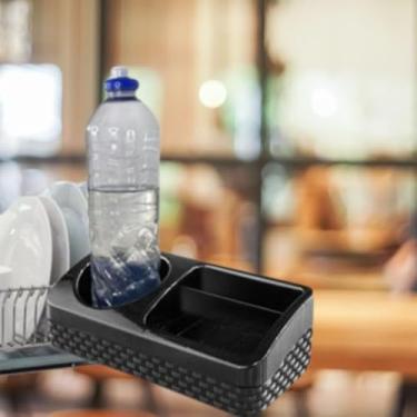 Imagem de Suporte para Detergente Esponja Organizador Multiuso Pia Cozinha