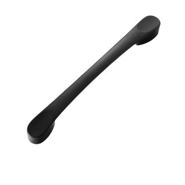 Imagem de Puxador de cozinha preto, liga de zinco, puxadores e puxadores de gaveta, puxador de móveis, porta de armário, alça, hls803,96