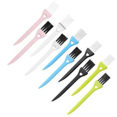 Imagem de TorSor Conjunto de 10 escovas de limpeza de barbeador elétrico, removedor de pelos de barba, para homens, tecido de barbear, desembaçador de fiapos, aparador de cabelo, delineador, teclado, mouse,