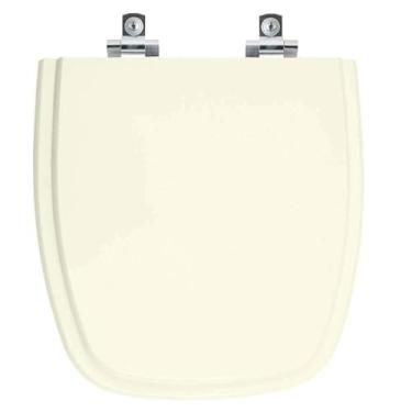 Imagem de Assento Sanitário Soft Close Angra Bege Claro para vaso Logasa