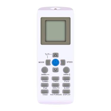 Imagem de AULCMEET YKR-P/001E Controle remoto AC de substituição compatível com AUX/York Mini split ar condicionado sub A/C remoto YKR-P/002E YKRP/002E YKR-P/003E ASW-H12A2INV