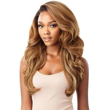 Imagem de Outre Peruca de couro cabeludo sintético 13x6 Perfect Hair Line - JULIANNE 24 (DR4/GDNHNBL)