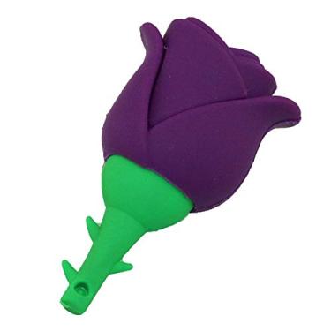 Imagem de 32GB Rose Model USB Flash Drive USB 3.0 Dispositivo de Armazenamento USB Flash Disk USB Drive USB 3.0 Memory Stick USB Stick U Disk Pen Drive USB Flash Memory USB Disk - Roxo