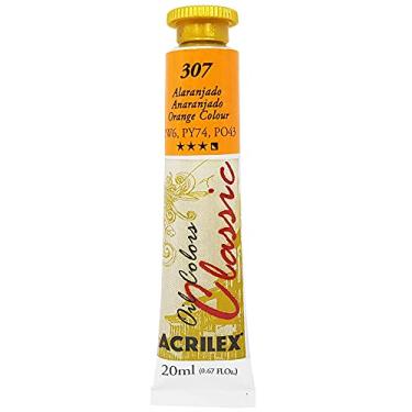 Imagem de Tinta a Óleo Acrilex 20 ml Avulso Alaranjado 307