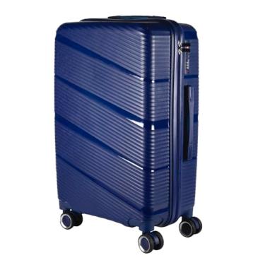 Imagem de Mala Grande 32KG Polipropileno Inquebrável Dubai (Azul Marinho)