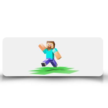 Imagem de Mouse Pad Gamer Minecraft Personagem - Império da Impressão, 90cm x 35