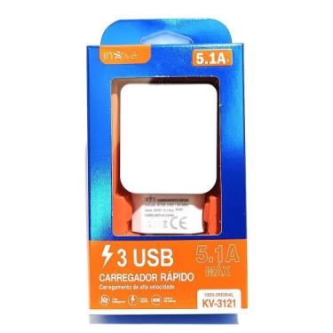 Imagem de Carregador rápido 5.1A - LELONG - LELONG 