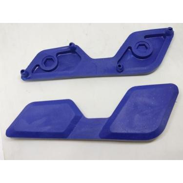 Imagem de Par Borrachas Da Rabeta Bagageiro Azul Honda Xre 190 Xre 300