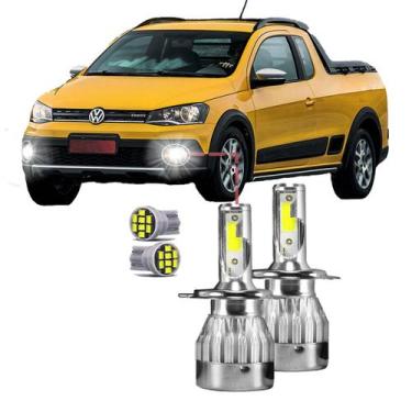 Imagem de Kit Ultra Led SAVEIRO CROSS G5-G8 13/23 22000lm 6500k MILHA - V10