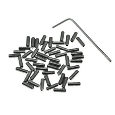 Imagem de Dopro Pacote com 100 parafusos de ajuste de altura de ponte de guitarra M38 mm métricos para Fender Stratocaster/Telecaster