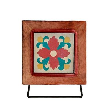 Imagem de Porta Toalha De Rosto Para Banheiro Rustico Artesanal Com Ladrilho I3