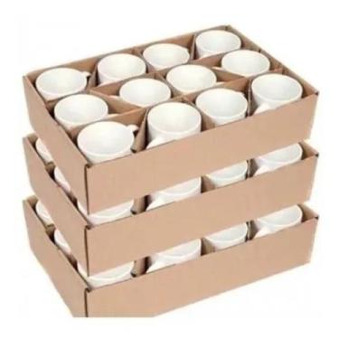 Imagem de 15 Canecas de Porcelana 300 ml Branca Simples ( Não e para Sublimar ) 