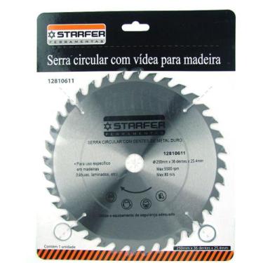 Imagem de Serra Circular Widea Starfer 250x36