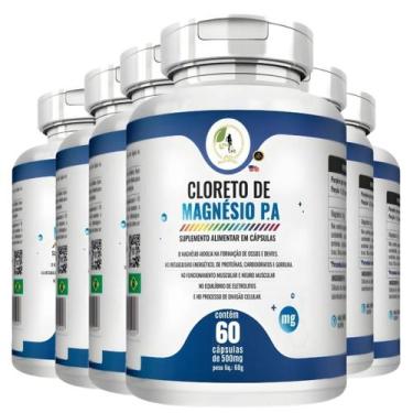Imagem de KIT C/6 Cloreto De Magnésio Pa - 60 Cápsulas - Fits Life