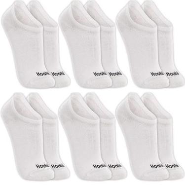 Imagem de Kit 6 Pares Meias Sapatilha Algodão Cano Baixo Curto Soquete Sport Fem