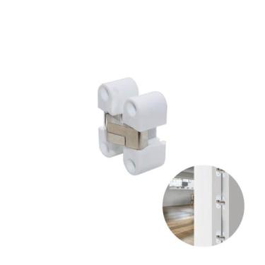 Imagem de Dobradiça Invisível Plástico Branco 180 Graus 11 X 33 Mm Hafele, Corpo