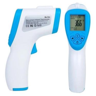 Imagem de Termômetro Laser Digital Infravermelho Febre Corporal Testa - Gama, Di