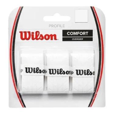 Imagem de Overgrip Wilson Profile - c/ 3 Unidades, Branco