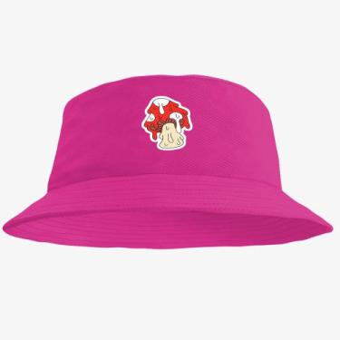 Imagem de Boné Chapéu Bucket Hat Estampado Cogumelo - MP Moda Masculina, Único, 