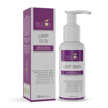 Imagem de Limp Skin 120ml Eccos Loção de Limpeza e Ação Demaquilante, Remover Ma