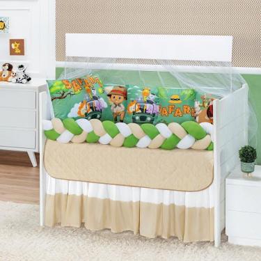 Imagem de Kit Berço Americano Nacional Astronauta Menino Marinho 11 Peças - Coro