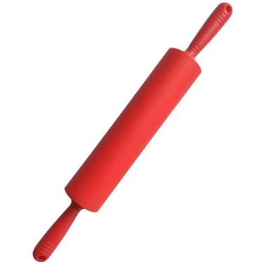 Imagem de Rolo Abridor de Massa Pizza 31 cm Em Silicone Antiaderente - udlandia