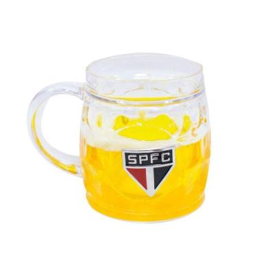 Imagem de Caneca Cerveja Base Grossa 400ml - São Paulo - Mileno