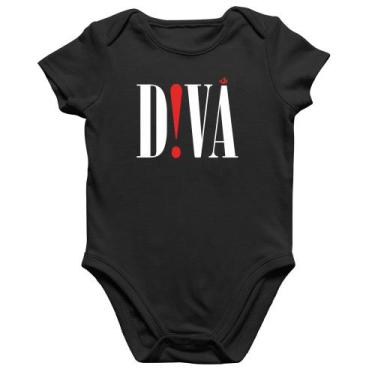Imagem de Body Bebê Algodão Diva - Foca na Moda, Preto, M