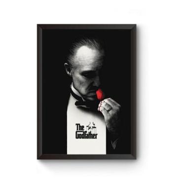 Imagem de Quadro Arte Poderoso Chefão Poster Moldurado - Fanarte